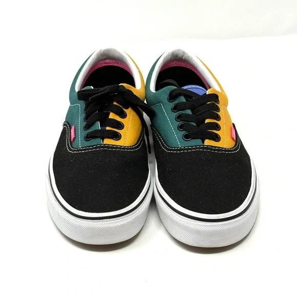 VANS Era Mix & Match - 500714 Black Blue Yellow Green Size 7.5 Men 9.0 Women EUC - Picture 3 of 11